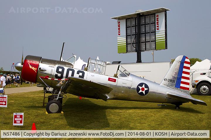N57486, 1942 Consolidated Vultee BT-13A Valiant C/N 5665, Consolidated Vultee BT-13A  Valiant 
