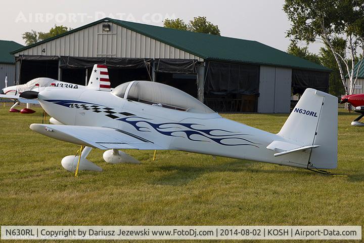 N630RL, 2001 Vans RV-8 C/N 80458, RV-8  C/N 80458, N630RL