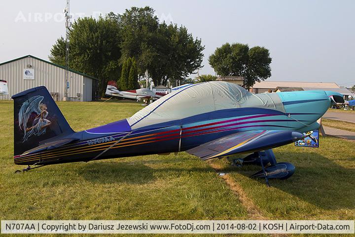 N707AA, 2012 Vans RV-8 C/N 80481, RV-8  C/N 80481, N707AA