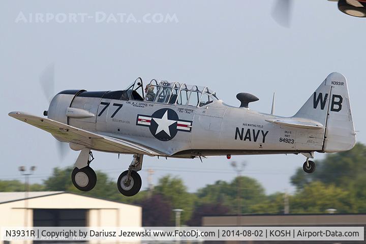 N3931R, North American AT-6B Texan C/N 84-923, North American AT-6 Texan  C/N 84-923, N3931R