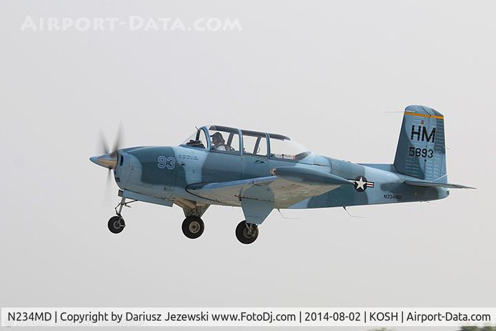 N234MD, 1958 Beech (Fuji) T-34A (B45) Mentor C/N FM-93, Beech T-34 Mentor  C/N 58-12093, N234MD