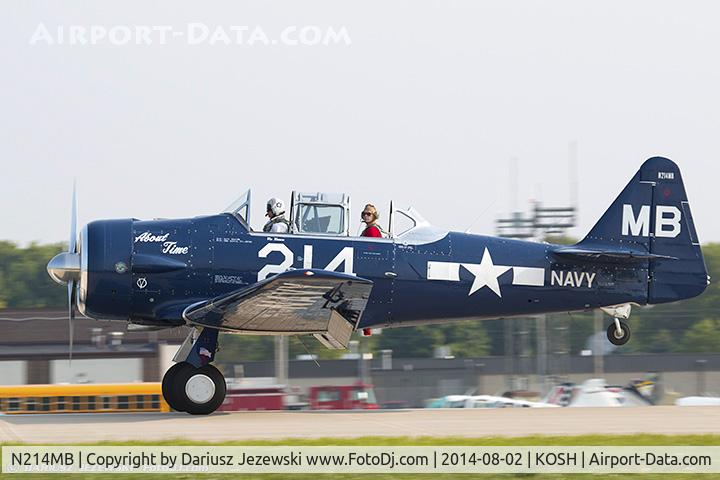 N214MB, North American SNJ-5B Texan C/N 43732, North American SNJ-5B Texan 