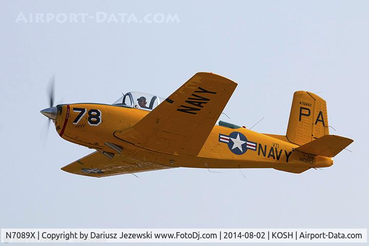 N7089X, Beech T-34B Mentor C/N 140883, Beech T-34B Mentor  C/N 140883, N7089X