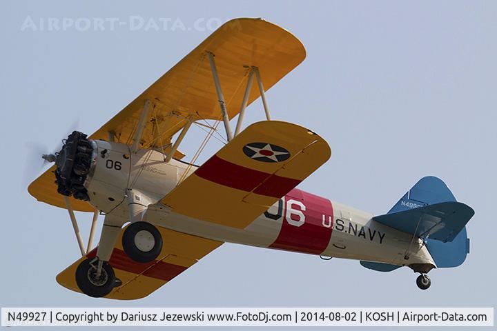 N49927, 1942 Boeing A75N1(PT17) C/N 75-2403, Boeing A75N1 (PT-17) Stearman  C/N 75-2403, N49927