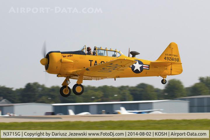 N3715G, 1949 North American AT-6G Texan C/N 168-2 (49-2898), North American AT-6G Texan
