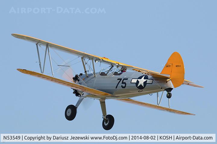 N53549, Boeing E75N1 C/N 75-8196, Boeing E75N1 Stearman  C/N 75-8196, N53549