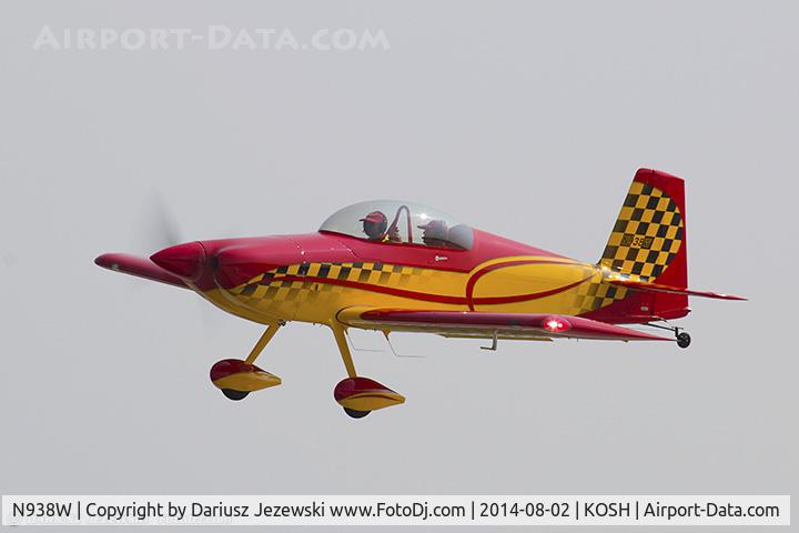 N938W, 2014 Vans RV-8 C/N 82900, RV-8  C/N 82900, N938W