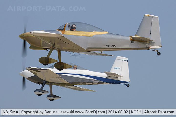 N815MA, 2007 Vans RV-8 C/N 82287, RV-8  C/N 82287, N815MA