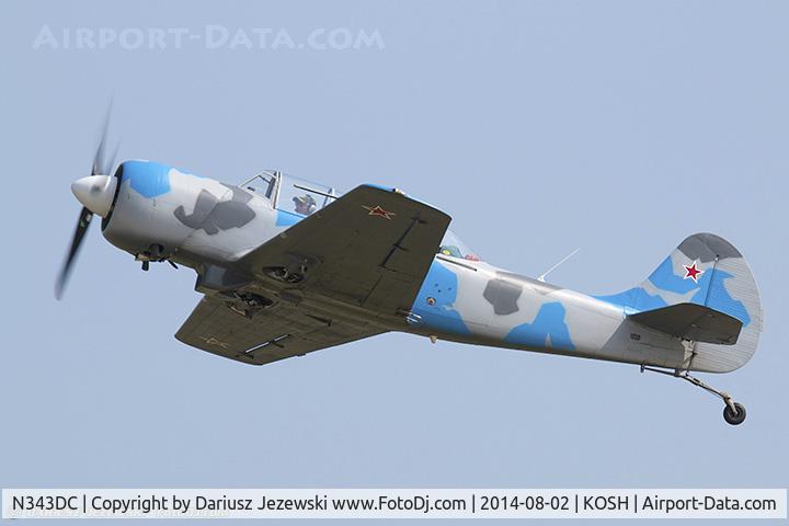 N343DC, 2004 Yakovlev (Aerostar) Yak-52TW C/N 0412508, Yakovlev Yak-52TW  C/N 0412508, N343DC