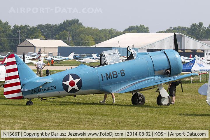 N1666T, North American SNJ-5B Texan C/N 43725, North American SNJ-5B Texan  C/N 43725, N1666T