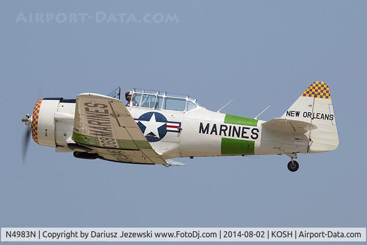N4983N, 1957 North American AT-6D Texan C/N 121-42175 (44-81453), North American AT-6D Texan 