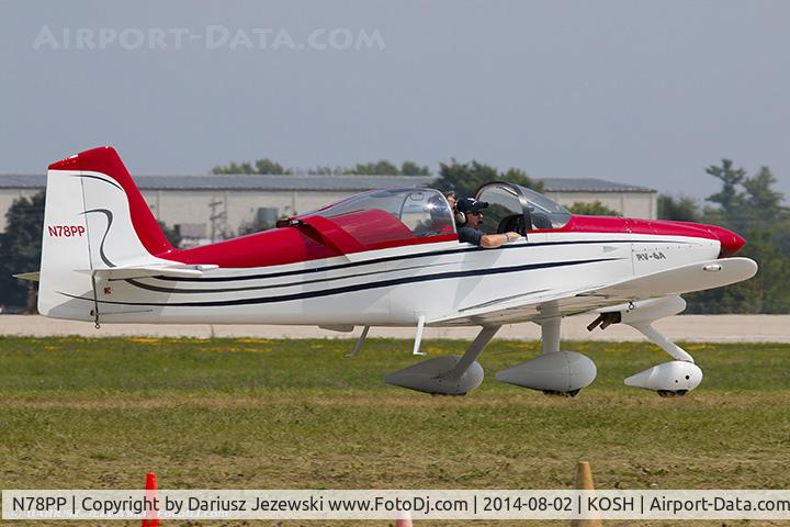 N78PP, 2002 Vans RV-6A C/N 25392, RV-6A  C/N 25392, N78PP