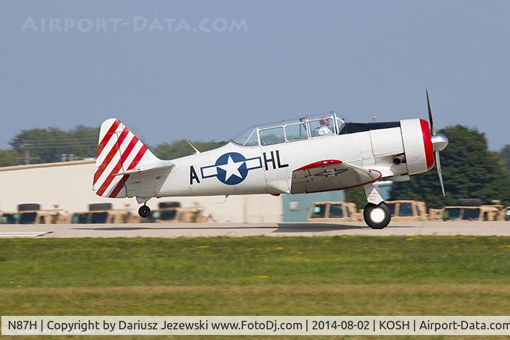 N87H, 1941 North American AT-6D Texan C/N 41-34571, North American AT-6D Texan  C/N 41-34571, N87H