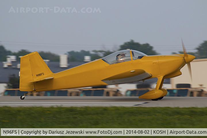 N96FS, 2008 Vans RV-6 C/N 21585, RV-6  C/N 21585, N96FS