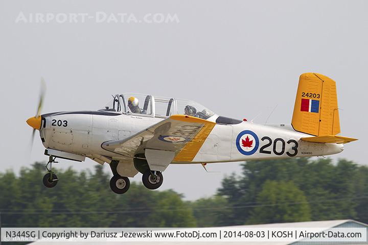 N344SG, 1957 Beech D-45 (T-34B) Mentor C/N BG354, Beech D-45 (T-34B) Mentor C/N BG354, N344SG