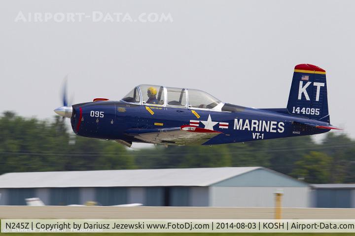 N245Z, 1957 Beech T-34B C/N 144095, Beech T-34B Mentor  C/N 144095, N245Z
