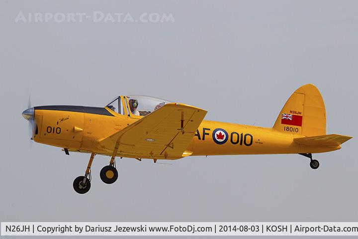 N26JH, 1953 De Havilland DHC-1 Chipmunk 22 C/N C1/0887, De Havilland DHC-1 Chipmunk  C/N C1-0887, N26JH