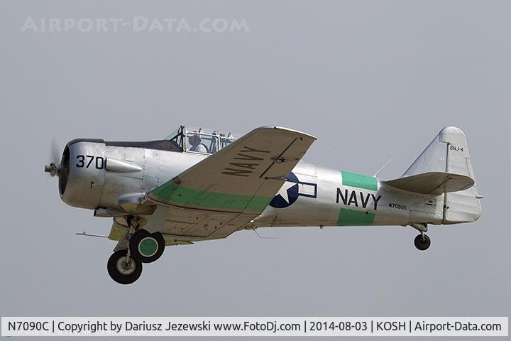 N7090C, North American SNJ-4 Texan C/N 88-13370, North American SNJ-4 Texan  C/N 88-13370, N7090C