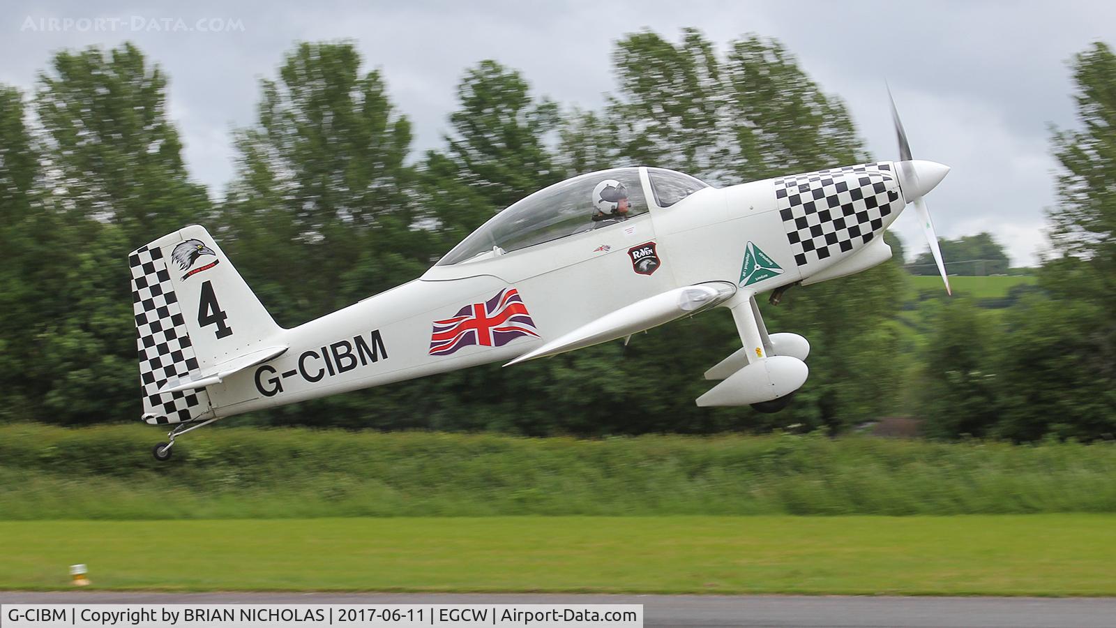 G-CIBM, 2013 Vans RV-8 C/N LAA 303-15083, Team Raven at the 2017 Airshow.