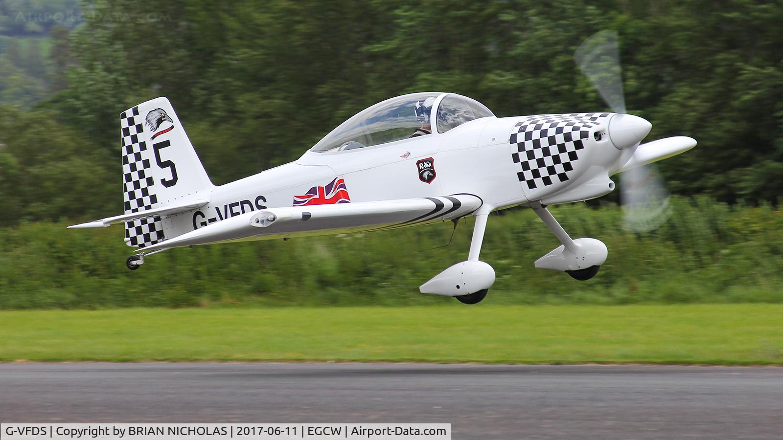 G-VFDS, 2012 Vans RV-8 C/N PFA 303-14637, Team Raven at the2017 Airshow.