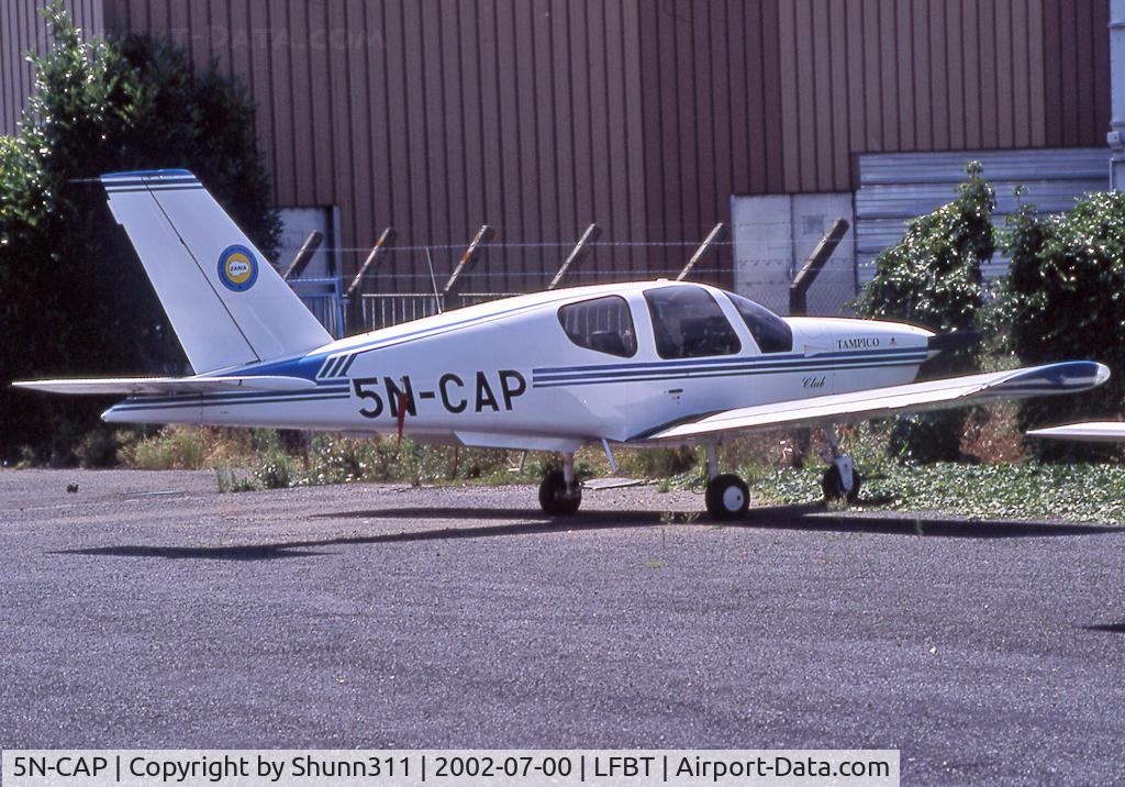 5N-CAP, 1997 Socata TB-9 Tampico C/N 1834, Stored @ LFBT and never entered in service with this registration.