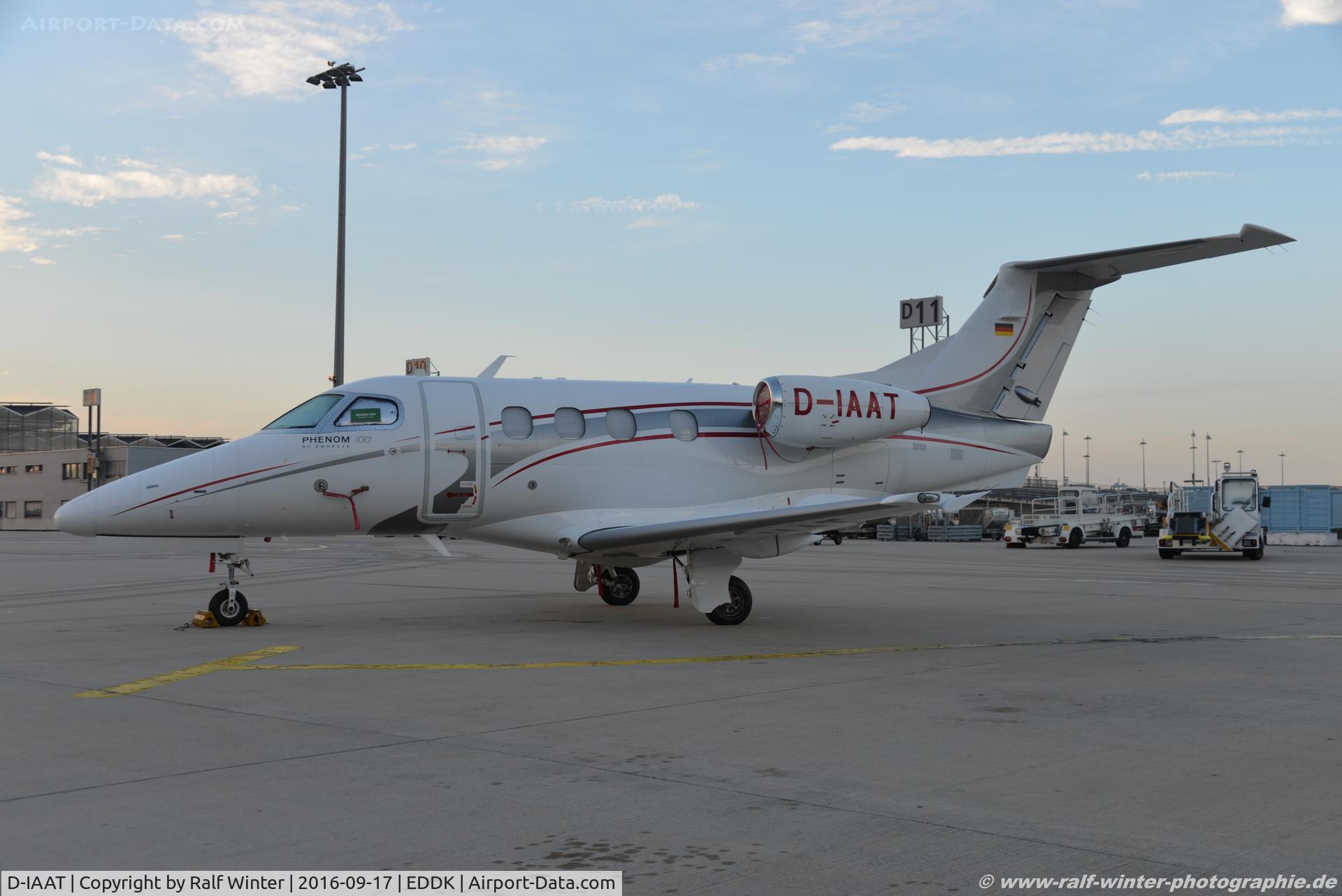 D-IAAT, 2010 Embraer EMB-500 Phenom 100 C/N 50000162, Embraer Phenom 100 EMB-500 - ZE AZE Arcus Executive Aviation - 50000162 - D-IAAT - 17.09.2016 - CGN