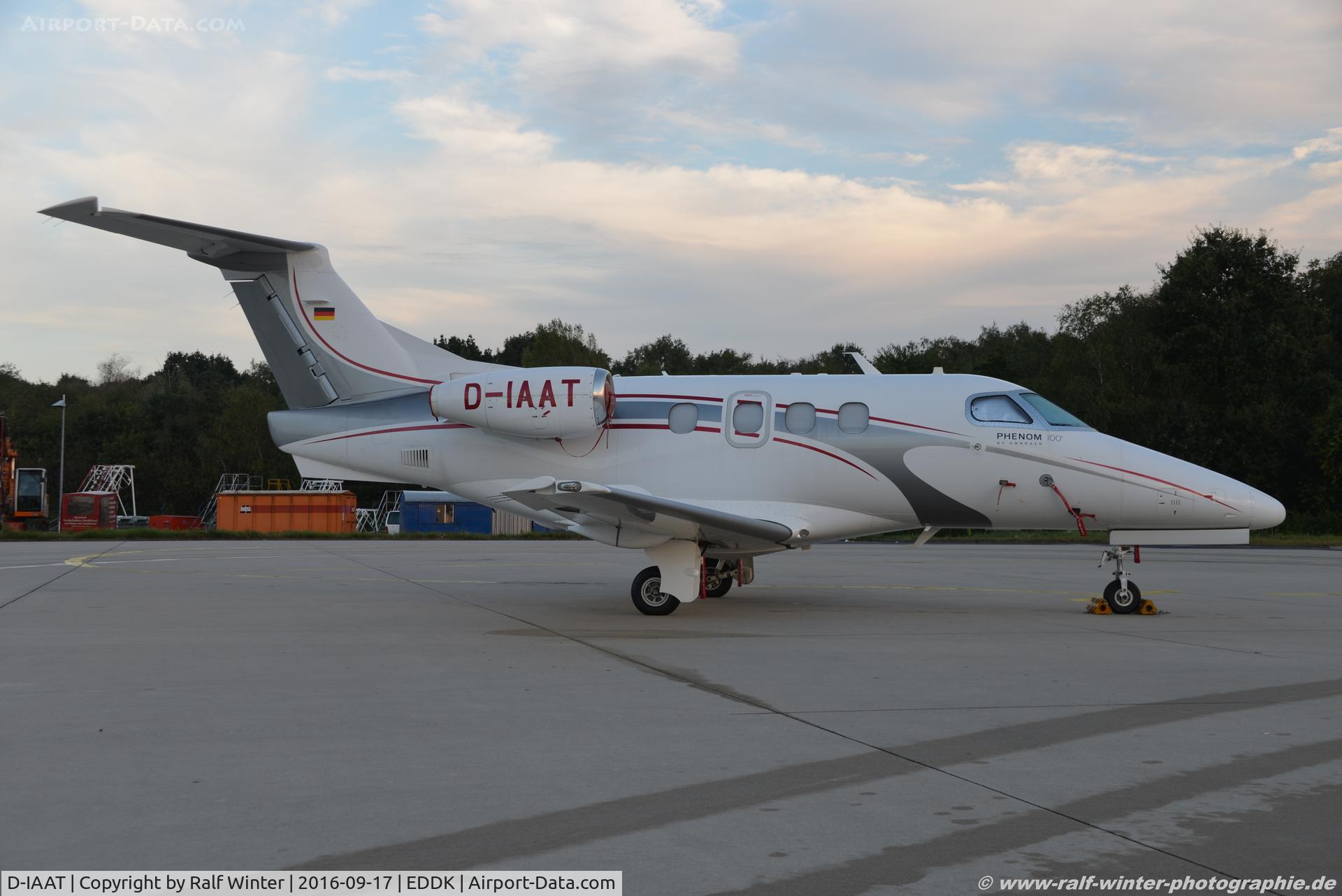 D-IAAT, 2010 Embraer EMB-500 Phenom 100 C/N 50000162, Embraer Phenom 100 EMB-500 - ZE AZE Arcus Executive Aviation - 50000162 - D-IAAT - 17.09.2016 - CGN
