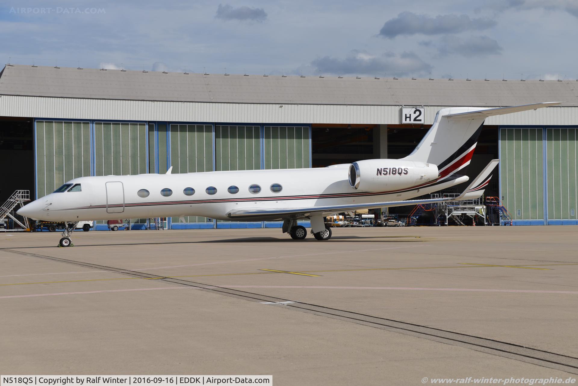 N518QS, 2005 Gulfstream Aerospace GV-SP (G550) C/N 5075, Gulfstream Aerospace GV-SP G550 - NJI Sales Inc. - 5075 - N518QS - 16.09.2016 - CGN