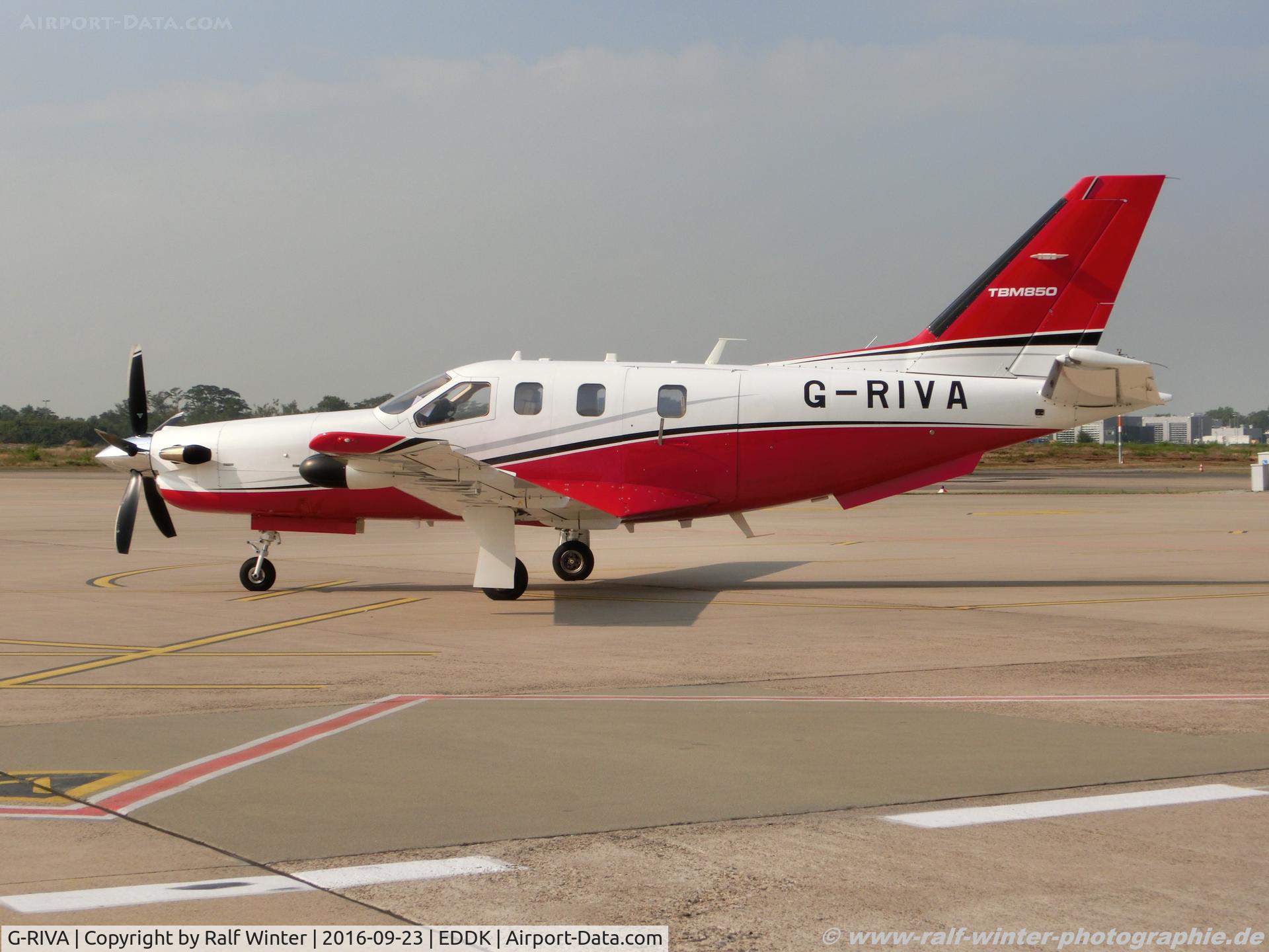 G-RIVA, 2012 Socata TBM-850 C/N 615, Socata TBM-700N TBM-850 - Airpark One Ltd - 615 - G-RIVA - 23.09.2016 - CGN