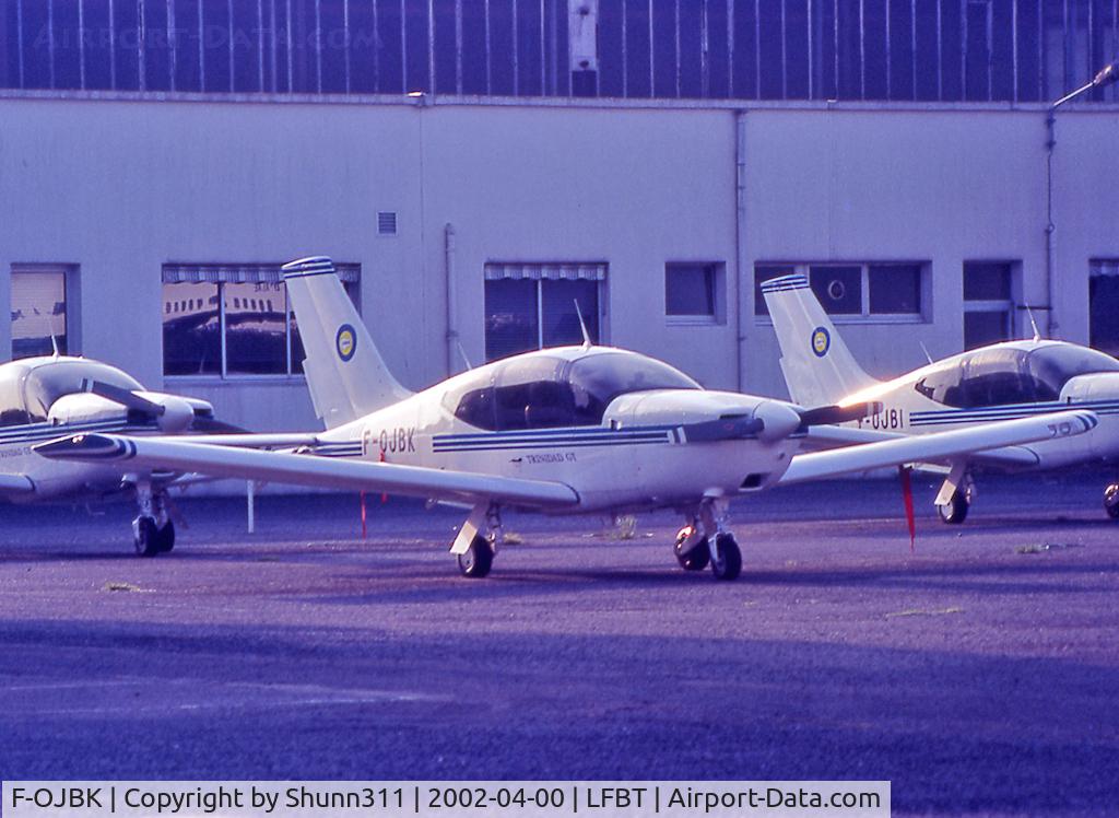 F-OJBK, Socata TB-20 Trinidad C/N 2110, Stored and parked on Socata parking @ LFBT... never entered into service with this registration...