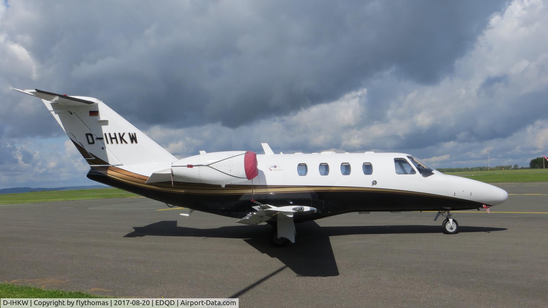 D-IHKW, 2008 Cessna 525 CitationJet CJ1+ C/N 525-0677, Cessna Citationjet, D-IHKW Bayreuth Airport