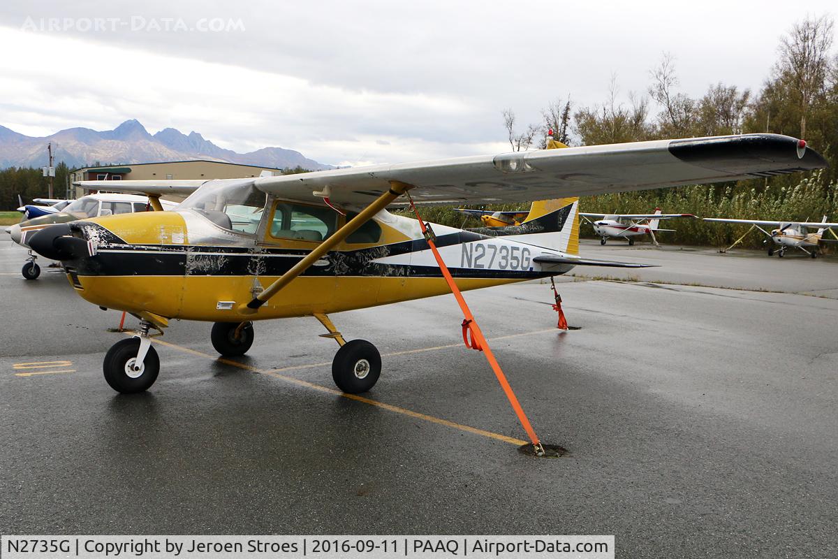 N2735G, Cessna 182B Skylane C/N 52035, PAAQ