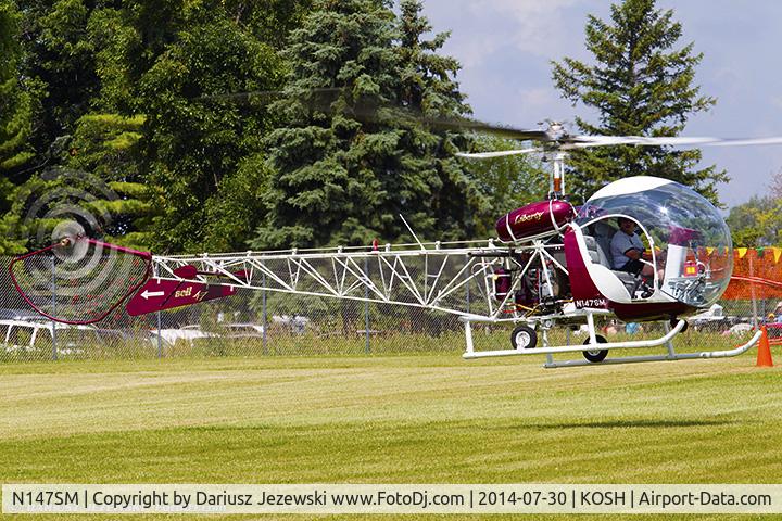 N147SM, 1956 Bell 47G-2 C/N 1461, Bell 47G-2  C/N 1461, N147SM