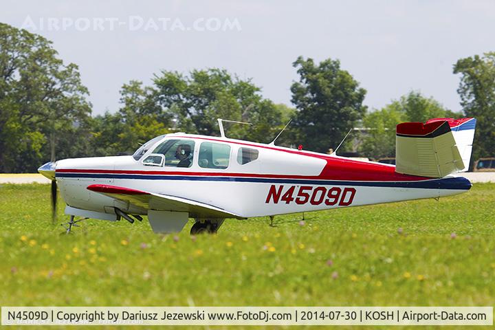 N4509D, 1956 Beech G35 Bonanza C/N D-4661, Beech G35 Bonanza  C/N D-4661, N4509D