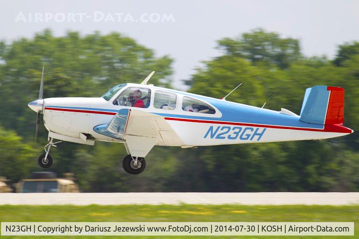 N23GH, 1950 Beech B35 Bonanza C/N D-2435, Beech B35 Bonanza  C/N D-2435, N23GH