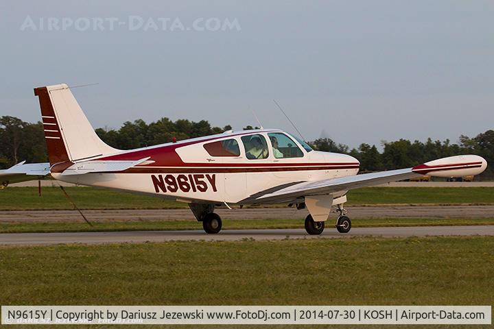 N9615Y, 1962 Beech 35-B33 Debonair C/N CD-582, Beech 35-B33 Debonair  C/N CD-582, N9615Y
