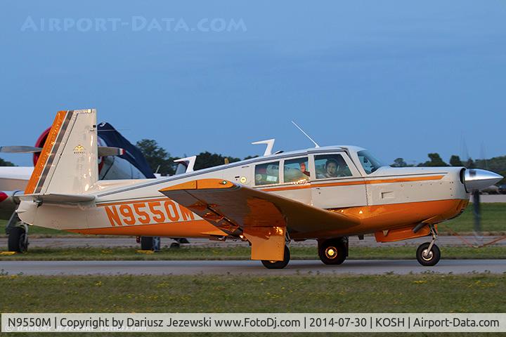 N9550M, 1966 Mooney M20F Executive C/N 670127, Mooney M20F Executive  C/N 670127, N9550M