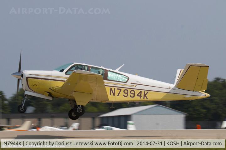 N7944K, 1964 Beech S35 Bonanza C/N D-7449, Beech P35 Bonanza  C/N D-7449, N7944K