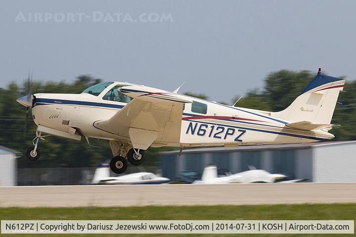 N612PZ, 1983 Beech A36 Bonanza 36 C/N E-2108, Beech A36 Bonanza 36  C/N E-2108, N612PZ