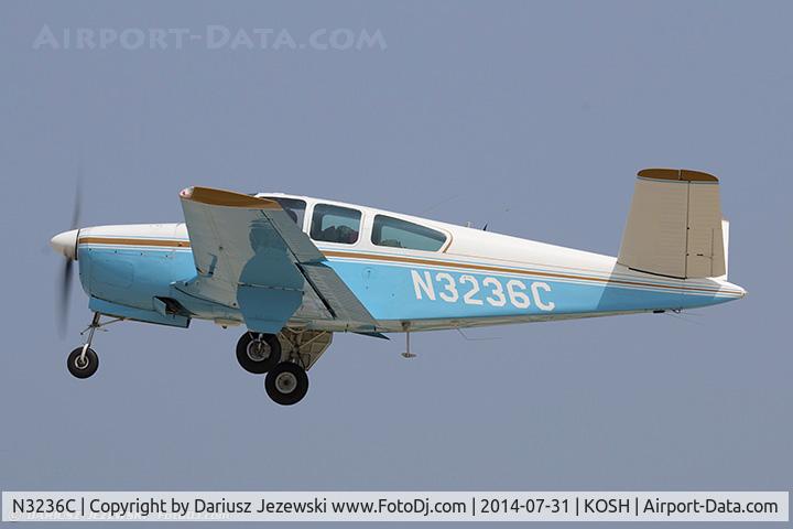 N3236C, 1954 Beech E35 C/N D-3901, Beech E35 Bonanza  C/N D-3901, N3236C