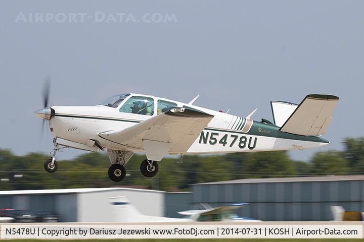 N5478U, 1967 Beech V35 Bonanza C/N D-8566, Beech V35 Bonanza  C/N D-8566, N5478U