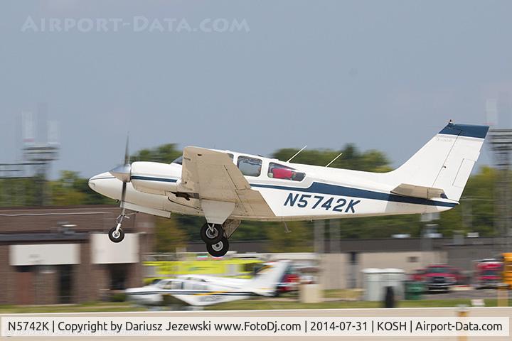 N5742K, 1964 Beech 95-B55 Baron C/N TC-729, Beech 95-B55 (T42A) Baron  C/N TC-729, N5742K
