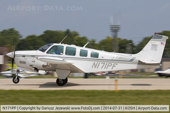N171PF, 1980 Beech A36TC Bonanza 36 C/N EA-164, Beech A36TC Bonanza 36  C/N EA-164, N171PF