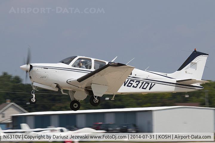 N6310V, 1982 Beech A36 Bonanza 36 C/N E-2021, Beech A36 Bonanza 36  C/N E-2021, N6310V