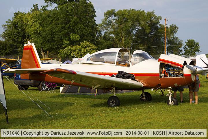 N91646, 1946 North American Navion (NA-145) C/N NAV-4-161, North American Navion  C/N NAV-4-161, N91646