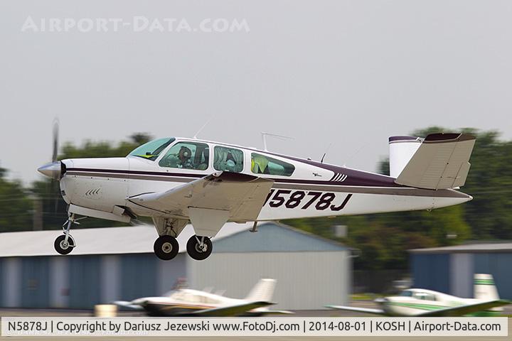 N5878J, 1965 Beech S35 Bonanza C/N D-7870, Beech S35 Bonanza  C/N D-7870, N5878J