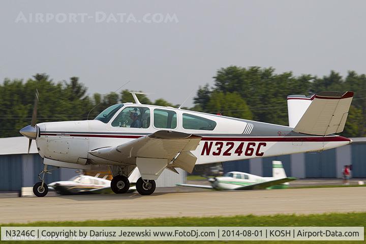 N3246C, 1954 Beech E35 C/N D-3911, Beech E35 Bonanza  C/N D-3911, N3246C