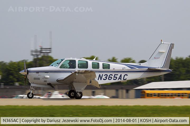 N365AC, 1988 Beech B36TC Bonanza C/N EA-479, Beech B36TC Bonanza  C/N EA-479, N365AC