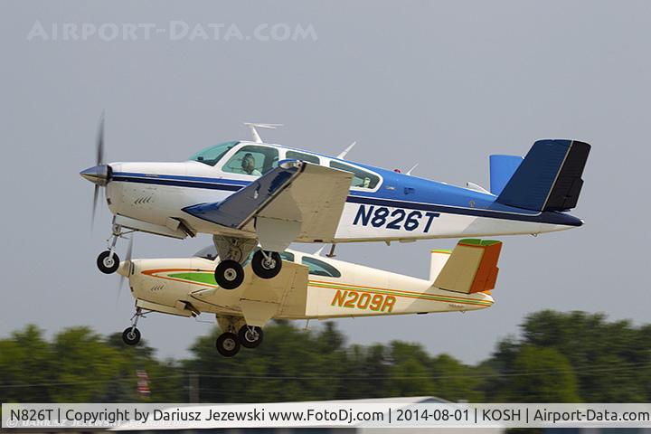 N826T, 1973 Beech V35B Bonanza C/N D-9518, Beech V35B Bonanza  C/N D-9518, N826T