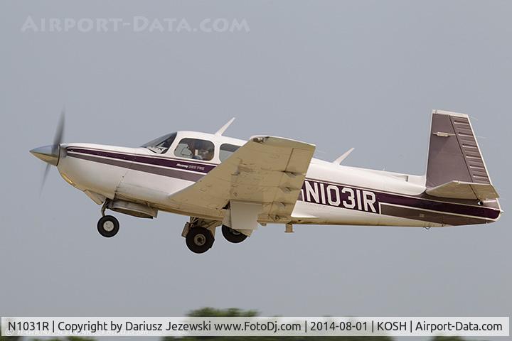 N1031R, 1989 Mooney M20K C/N 25-1216, Mooney M20K 252 TSE  C/N 25-1216, N1031R